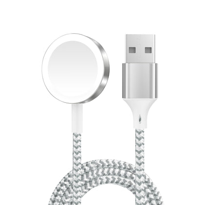 Green Magnetic Braided Charging Cable 1.2M (USB-A Interface) for iWatch