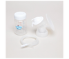 Mebby 95145 180ml Natural Plus Silicone Shield Breast Pump Kit - White